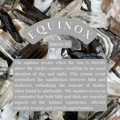 The Spiritual Significance of the Equinox: Harnessing energy through Healing Crystals
