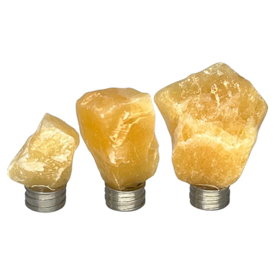 Orange Calcite Crystal Connectors Regular, Large and Extra-large | Anandalite Creations | Floating Crystals 