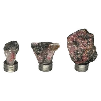 Rhodonite Crystal Connectors Regular, Large and Extra-large | Anandalite Creations | Floating Crystals 
