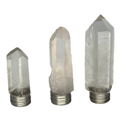 Clear Quartz Crystal Connectors Regular, Large and Extra-large | Anandalite Creations | Floating Crystals 