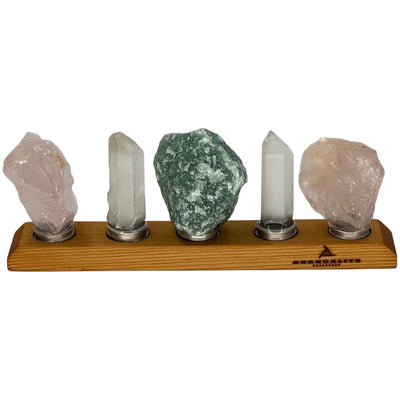 Ascending Heart Healing Crystal Connector Pack | Healing Heart and self-love Crystals and Stand 