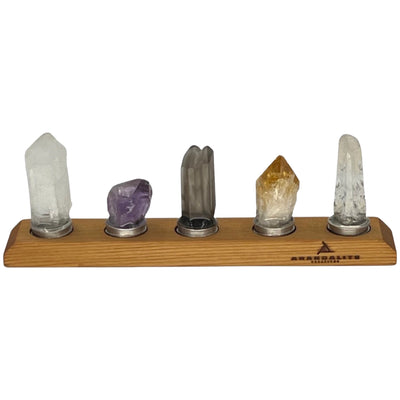 Points Healing Crystal Connector Pack | Meditative and Spiritual Healing Crystals and Stand 
