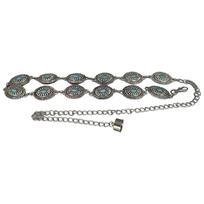 Turquoise Flower Floating Crystal Healing Belt only – no Healing Crystal Connectors | Anandalite Creations | Floating Crystals 