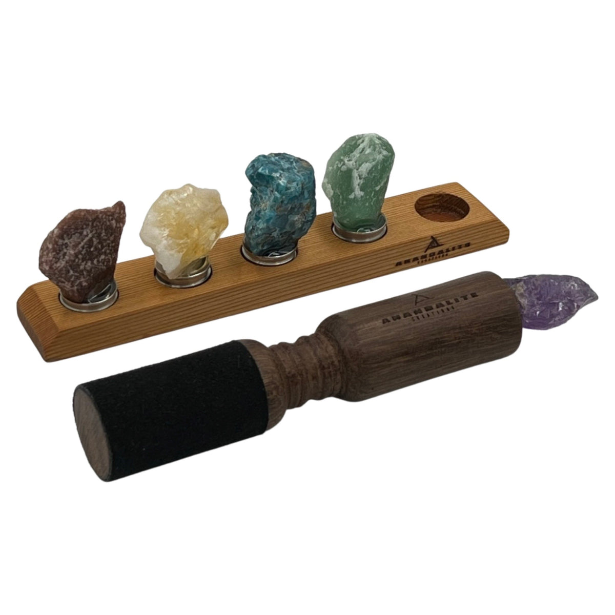 Healing Crystal Connector and Singing Bowl Striker | Anandalite ...